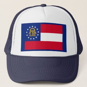 Casquette Modèle du drapeau de l'État de Géorgie