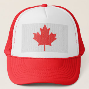 Casquette Modèle Knit Maple Leaf Tricot Motif