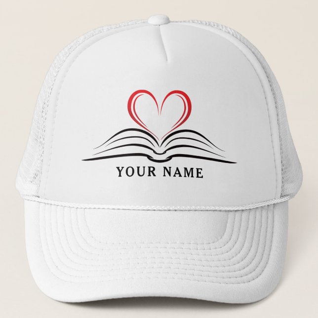 Casquette Modern Simple I Heart Name Bachelorette Party (Devant)