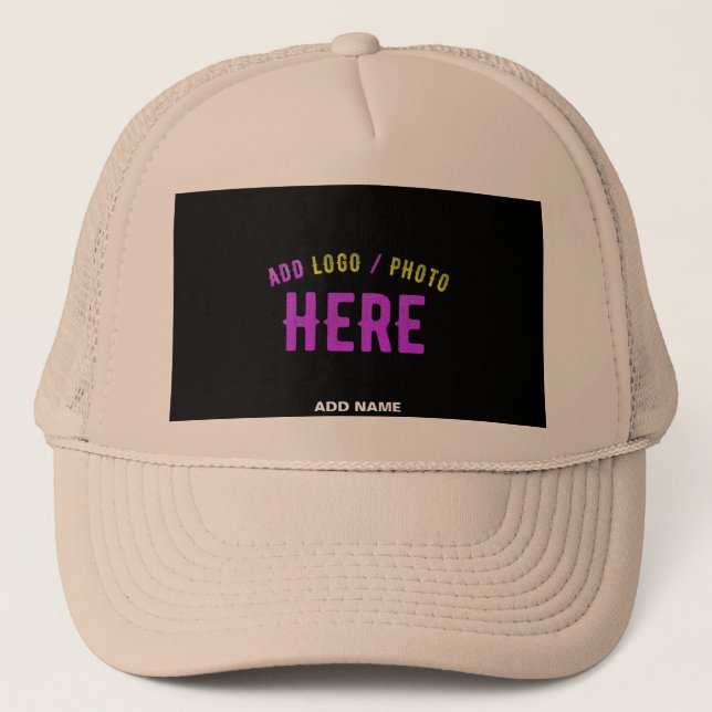 CASQUETTE MODERNE ET ÉLÉGANT KHAKI NOIR VÉRIFIÉ MARQUE (Devant)