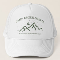 Moderne Simple Camping Week-end Bachelorette Party