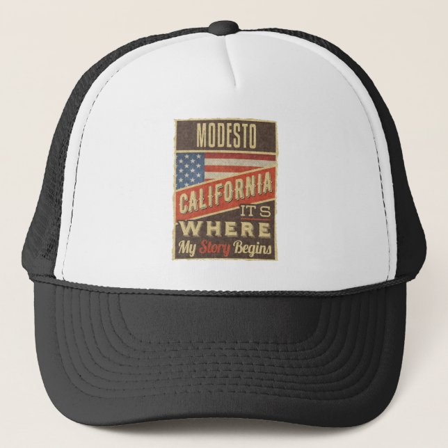 Casquette Modesto Californie (Devant)