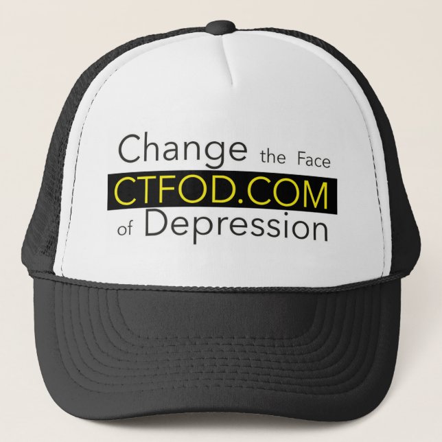 Casquette Modifier le visage de la dépression_ CTFOD_ Banner (Devant)