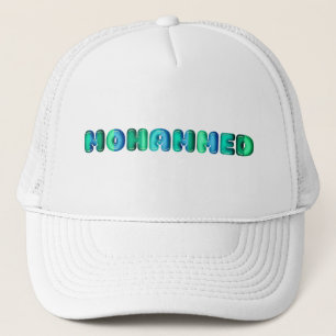 Casquette Mohammed nom de bébé kawaii 3d enfants optiques