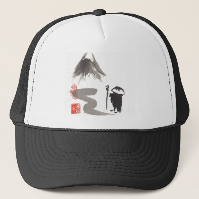 Casquette Moine de zen sur le voyage (Devant)