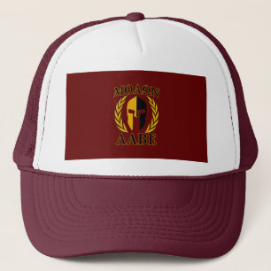 Casquette Molon Labe Spartan Mask Laurels Rouge Bourgogne