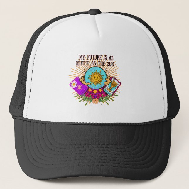 Casquette Mon avenir est aussi brillant que le soleil (Devant)