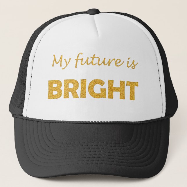 Casquette Mon avenir est brillant (Devant)