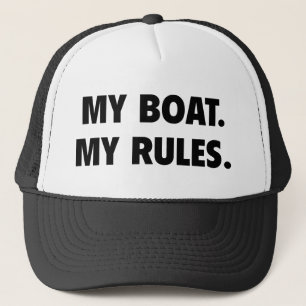 Casquette Mon Bateau. Mes Règles.
