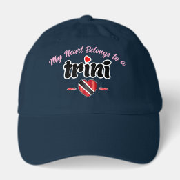 Casquette Mon cœur appartient à un design Trini