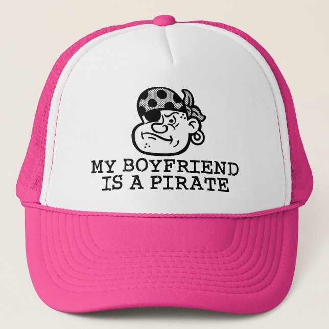 Casquette Mon copain est un pirate (Devant)