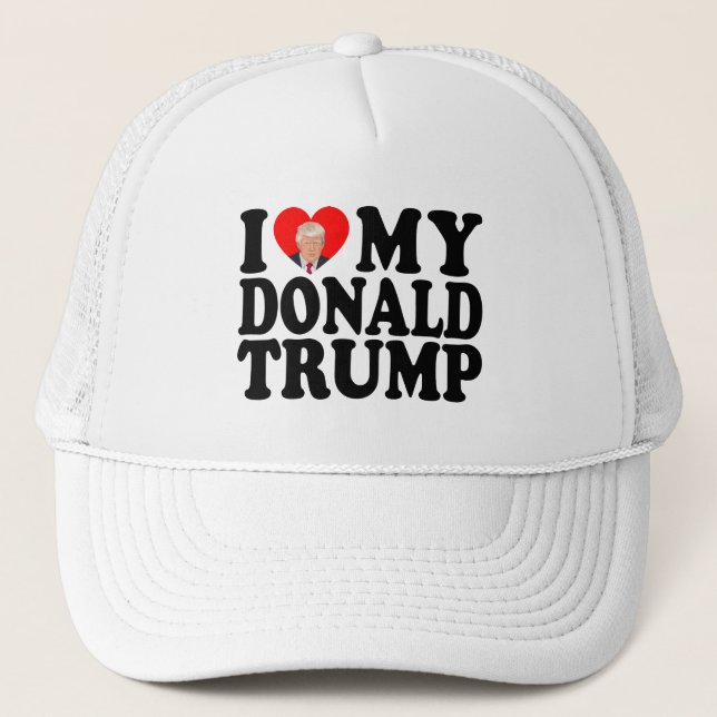 Casquette Mon Donald Trump 47e président (Devant)