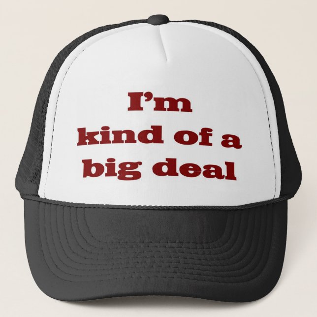 Casquette Mon enfant ou un big deal (Devant)