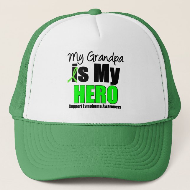 Casquette Mon grand-père est mon héros (Devant)