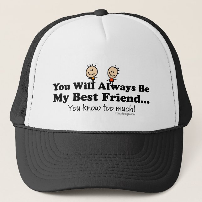 Casquette Mon meilleur ami (Devant)