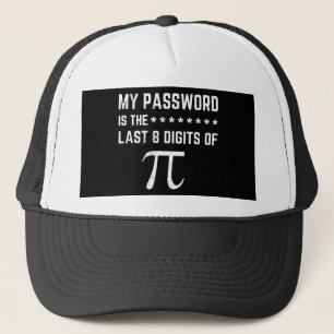 Casquette Mon Mot De Passe Est Le Dernier 8 Chiffres De Pi