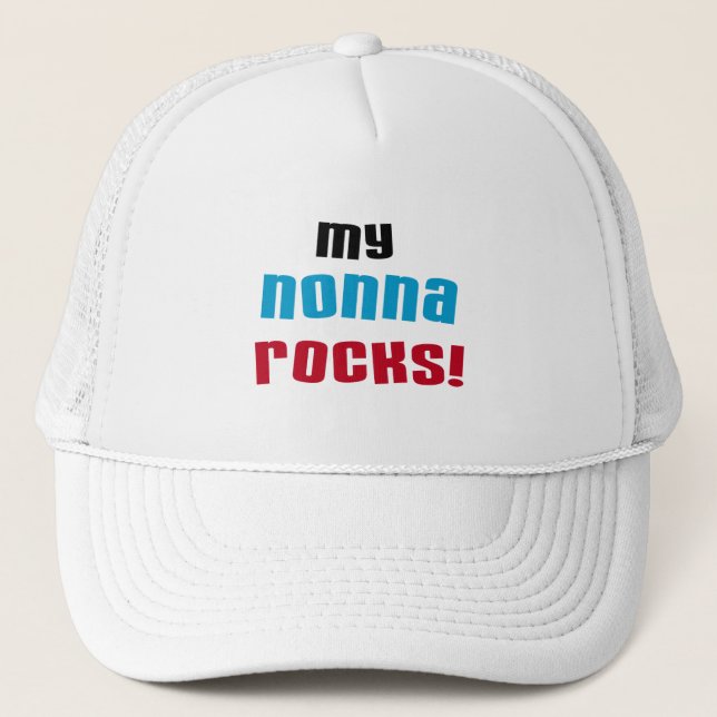 Casquette Mon Nonna bascule le T-shirts et les cadeaux (Devant)