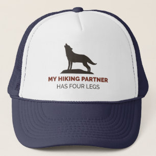 Casquette Mon partenaire de randonnée a quatre pattes 
