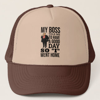 Casquette Mon patron