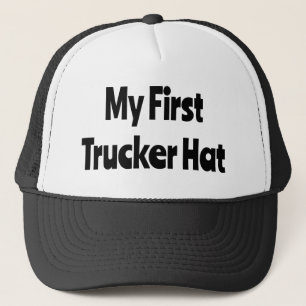 Casquette Mon premier chapeau de camion, humour amusant