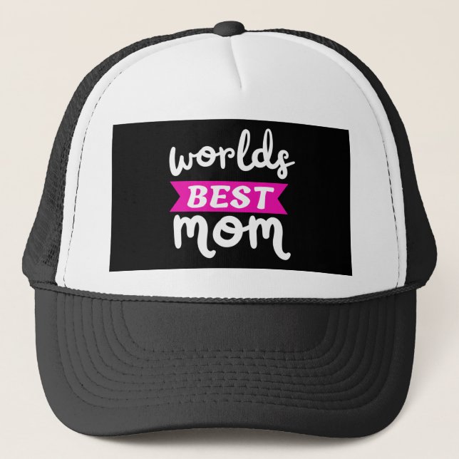 Casquette Mondes meilleure maman (Devant)