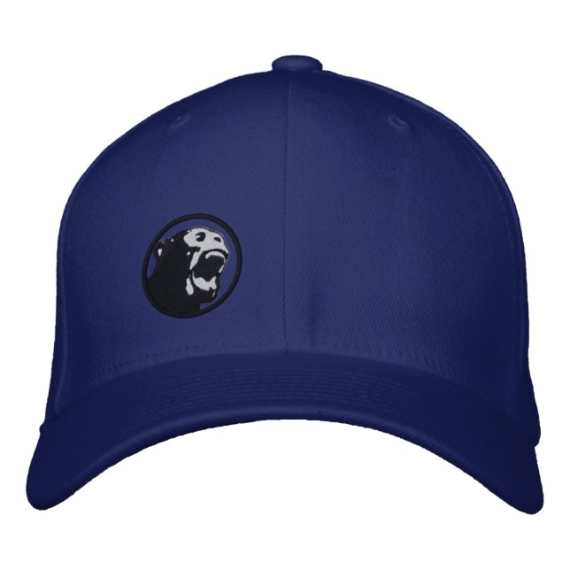 Casquette Monkee en colère - BabyBlue/Black (Devant)