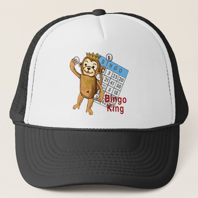 Casquette Monkey Bingo King (Devant)