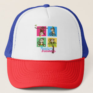 Casquette Monkey Business Drôle Animal Design