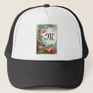 CASQUETTE MONOGRAME DE ROSES ET DE JASMINE