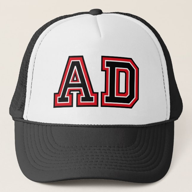 Casquette Monogramme "AD" (Devant)