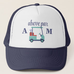 Casquette Monogramme bleu initial