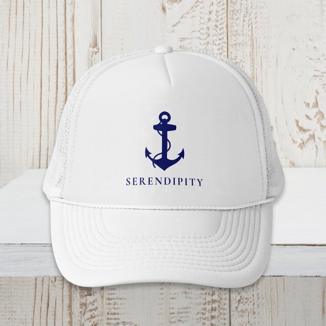 Casquette Monogramme classique Ancre de bateau (Créateur téléchargé)