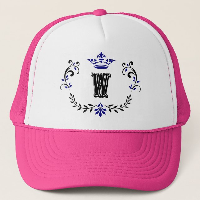 Casquette Monogramme de couronne 'W' (Devant)