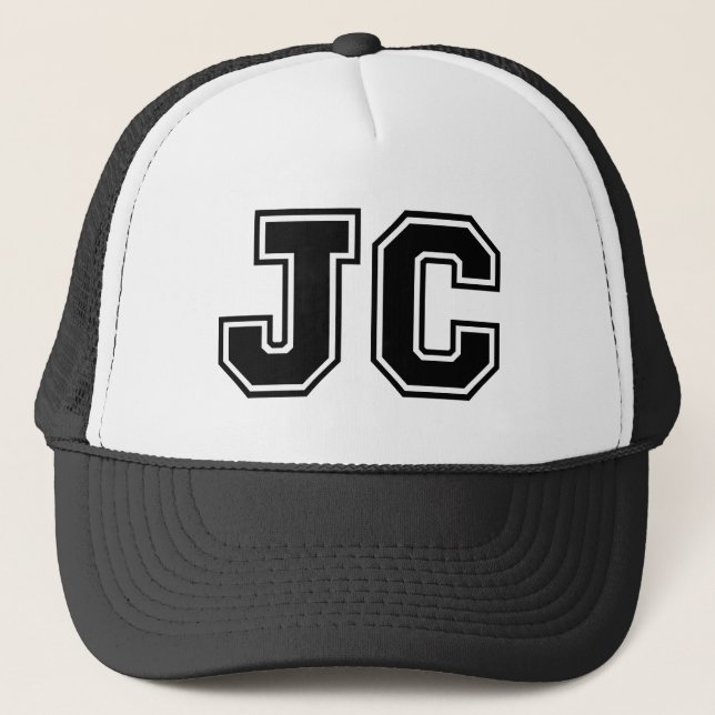 Casquette Monogramme de "JC" (Devant)