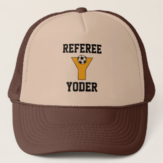 Casquette Monogramme de la lettre Y en or du football