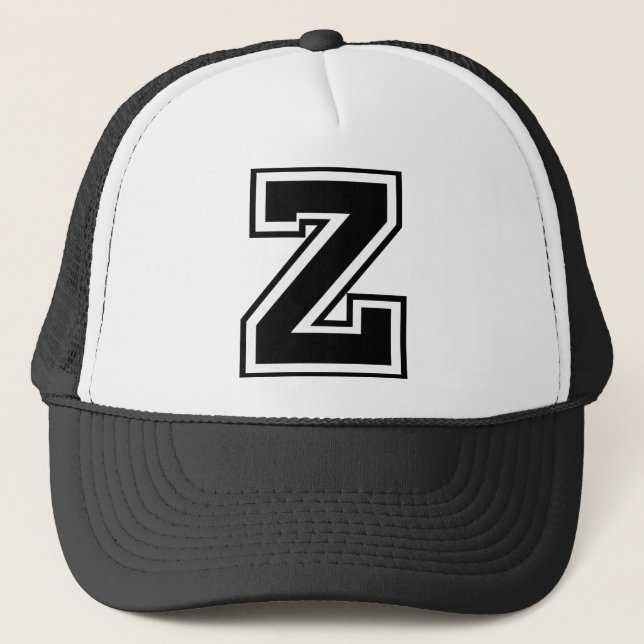 Casquette monogramme de la lettre "Z" (Devant)