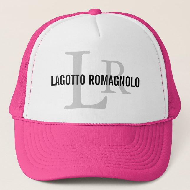 Casquette Monogramme de race de Lagotto Romagnolo (Devant)