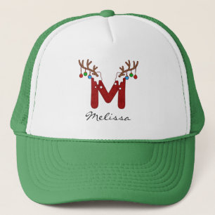 Casquette Monogramme Noël Vacances de famille Maman Correspo