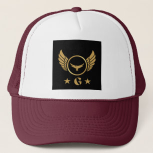 Casquette Monogramme personnalisé "G" Lettre initiale Casque