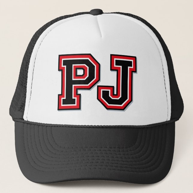 Casquette Monogramme 'PJ' (Devant)