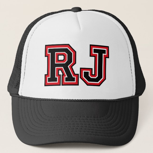 Casquette Monogramme 'RJ' (Devant)