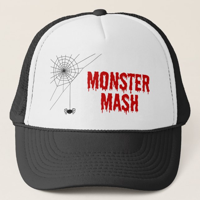 Casquette Monster Mash Halloween Spiderweb (Devant)