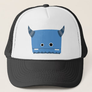 Casquette Monstre à cornes bleu