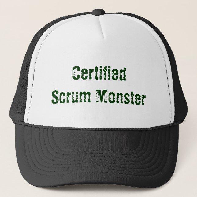 Casquette Monstre certifié de bousculade (Devant)