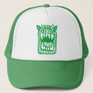 Casquette Monstre d'horreur - Vert