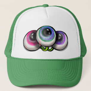 Casquette Monstre spatial Alien Eyeballs