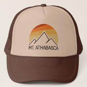 Casquette Mont Athabasca Alberta Rétro