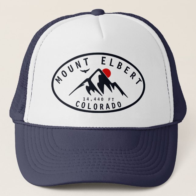Casquette Mont Elbert - Colorado 14ers fourteener (Devant)