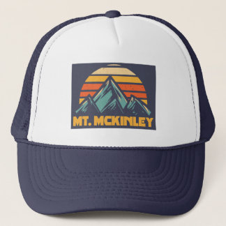 Casquette Mont McKinley Alaska Rétro Turquoise