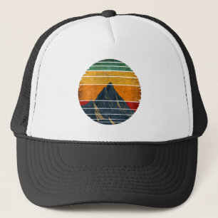 Casquette Montagnard d'escalade de montagne rétro vintage